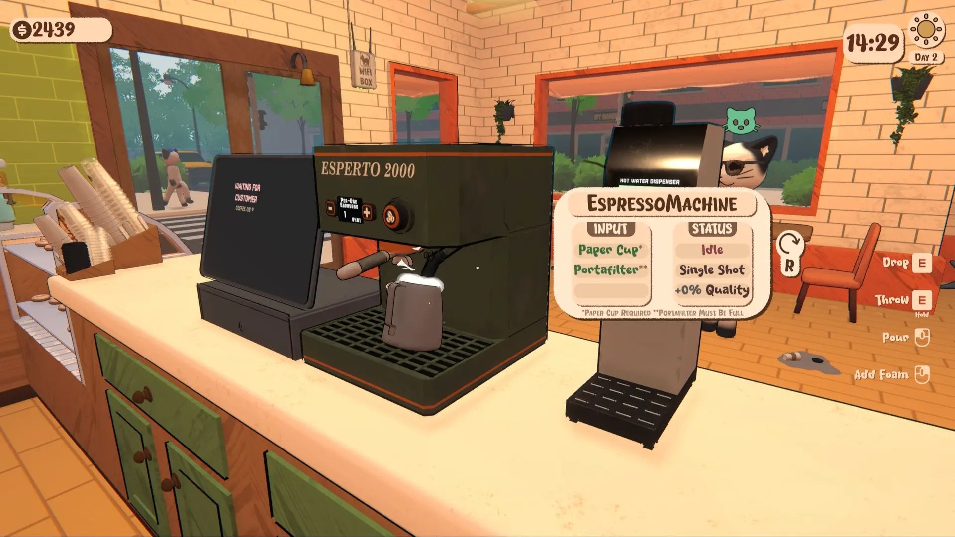Café interior design